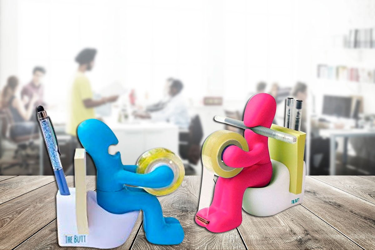 Porte Accessoires et Fournitures de Bureau Drôle 1 THE BUTT Porte Fournitures de Bureau Fun
