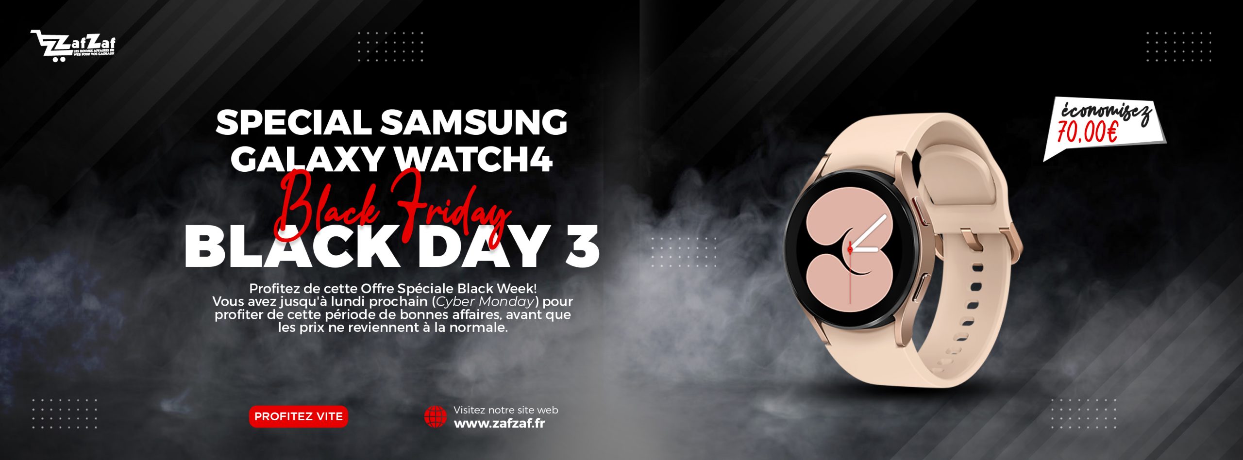 BLACK DAY 3 - Samsung Galaxy Watch4 