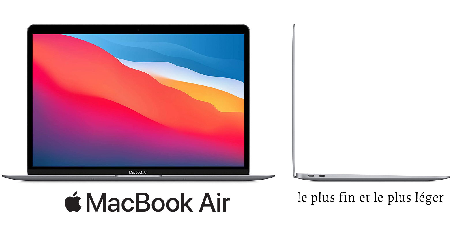 Apple Ordinateur Portable MacBook Air 2020 | Écran Retina 13"