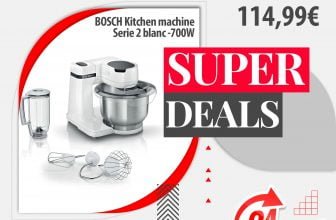 BOSCH Kitchen machine Serie 2 blanc -700W
