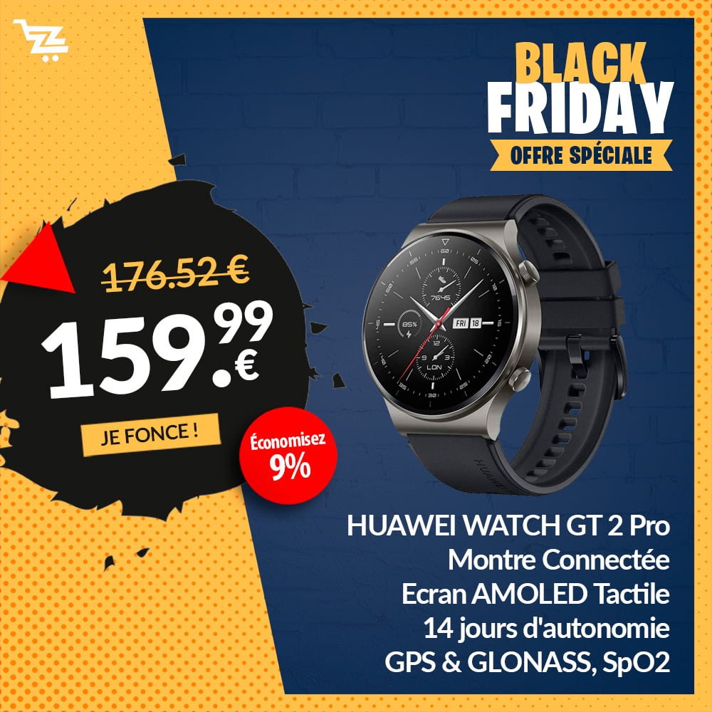 HUAWEI WATCH GT 2 Pro Montre Connectée