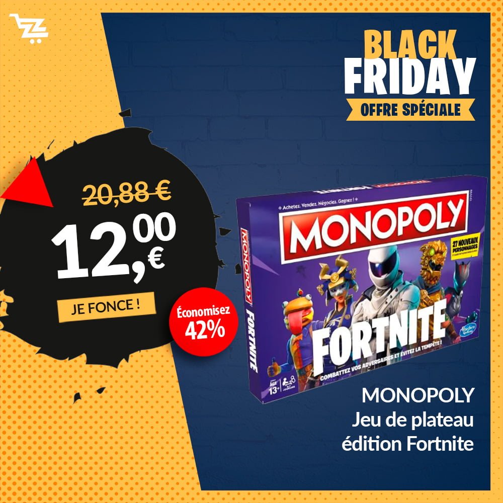 MONOPOLY Édition Fortnite