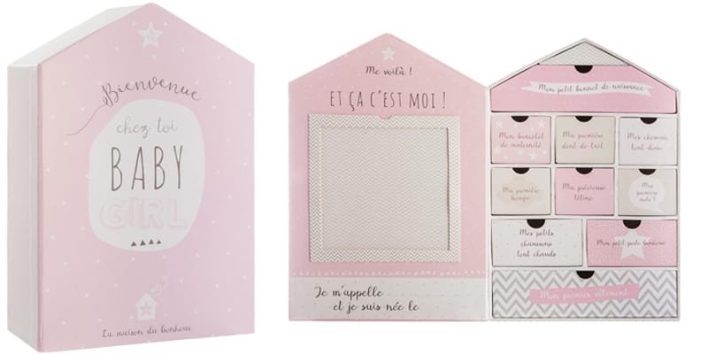 2. Atmosphera Coffret de naissance avec boîte à souvenirs