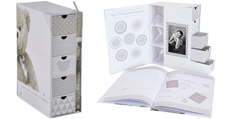 3. DOMIVA Boîte Trésors + Livre Naissance Little Bear