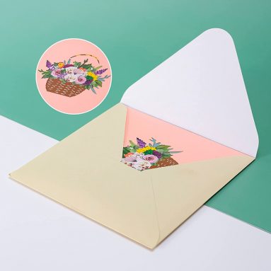 Carte florale Pop-Up 3D