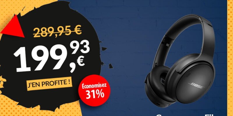 Black Friday Week 11 Casque Sans Fil à Réduction de Bruit Bose