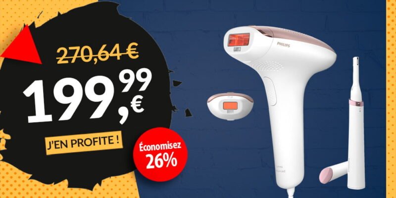 Black Friday Week 13 Philips Epilateur à Lumière Pulsée
