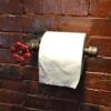 Distributeur De Papier Toilette Mural En Forme De Tuyau En Fer Style Rétro