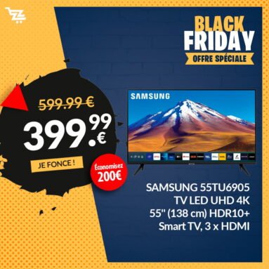 SAMSUNG Smart TV LED Crystal UHD 4K 138 cm